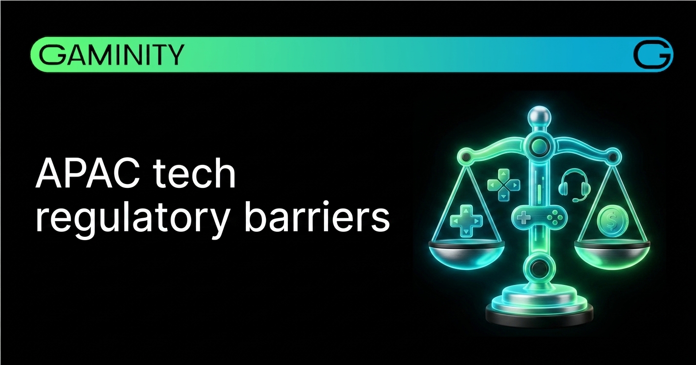 ⚖️ APAC Rules Slow Gaming Tech Progress