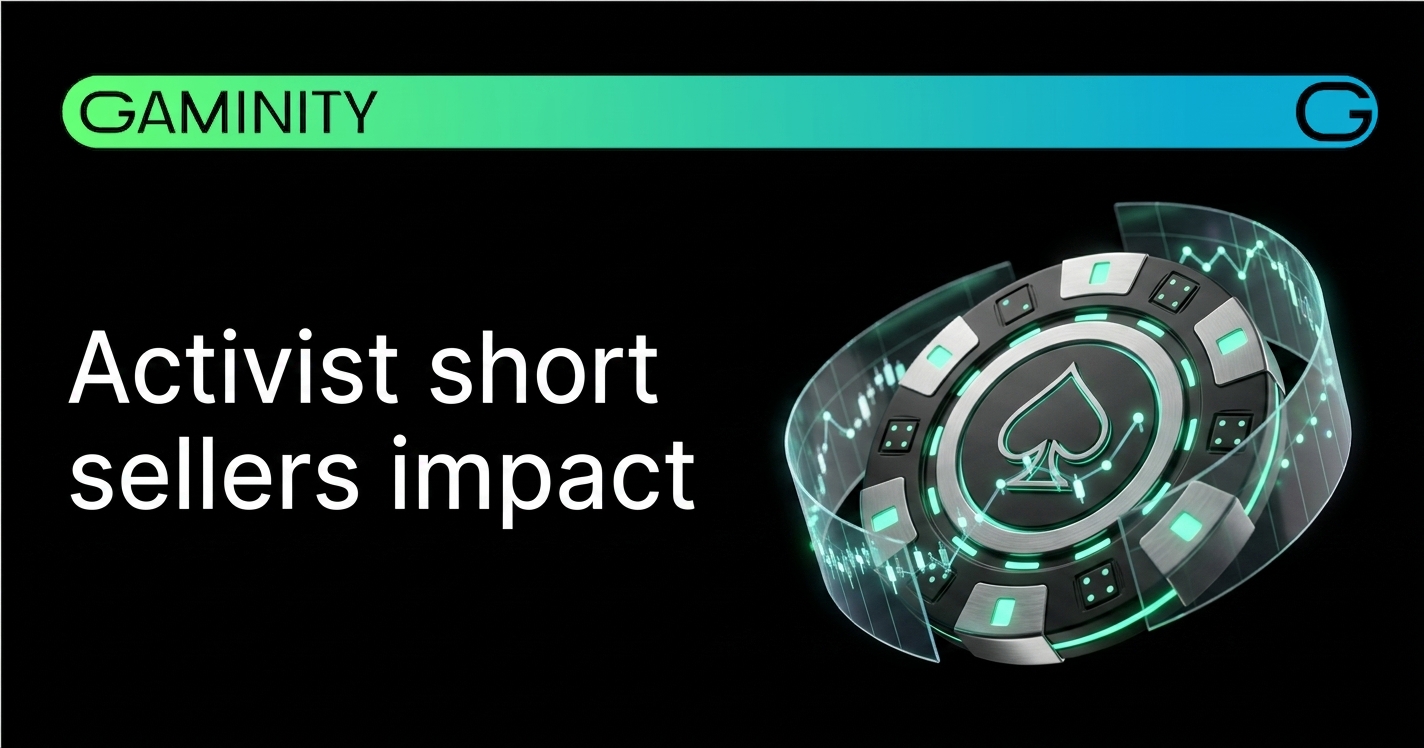 📉 Short sellers add new pressure to iGaming