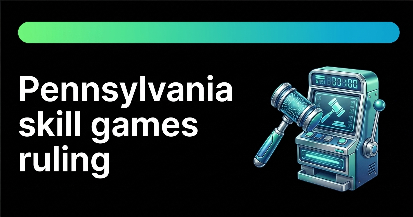 ⚖️ Pennsylvania Court Bans ‘Skill’ Machines