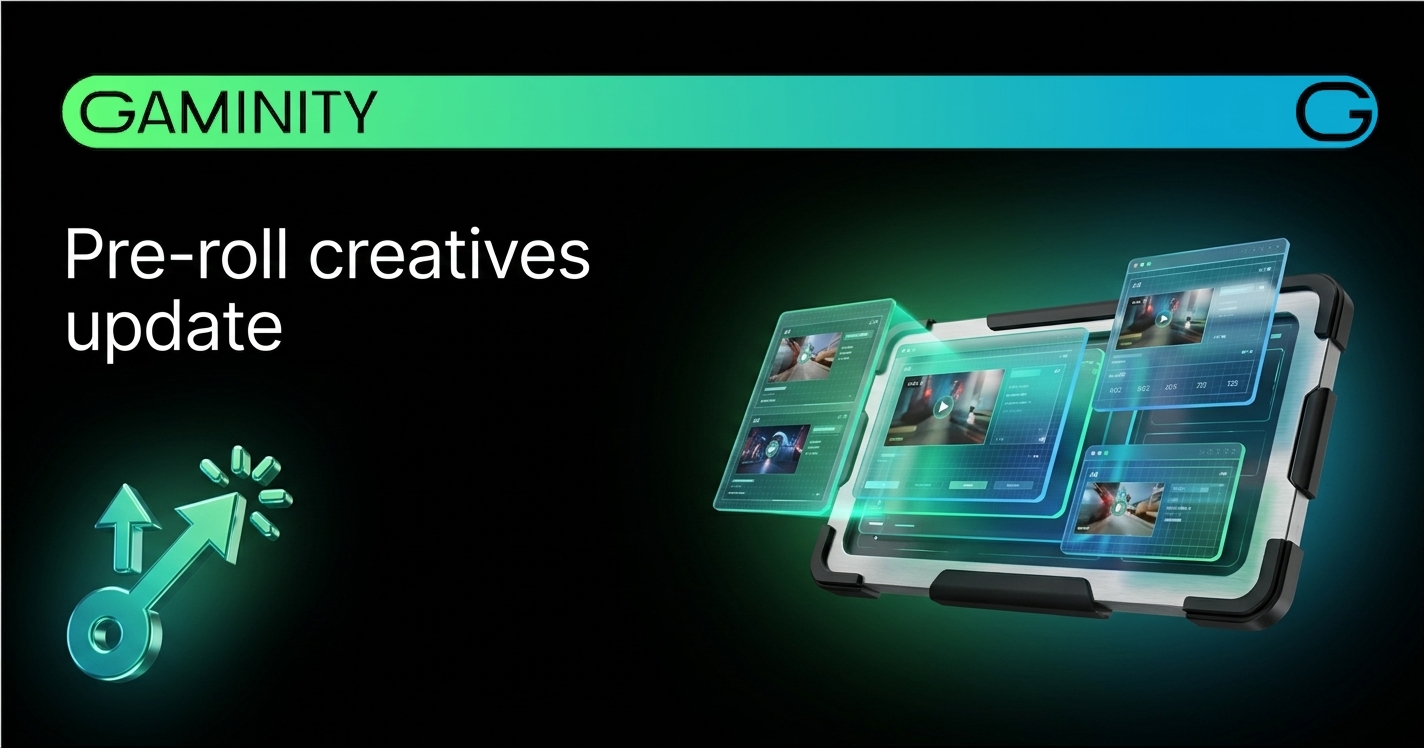 🎬 Pre-roll campaigns now support five creatives